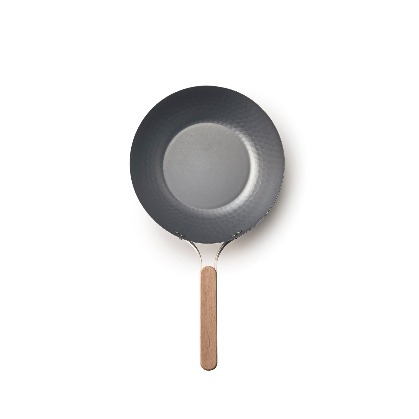 Nitrided Carbon Steel Wok Pan 22cm