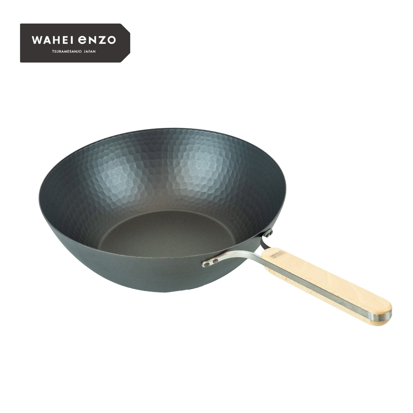 Nitrided Carbon Steel Wok Pan 30cm