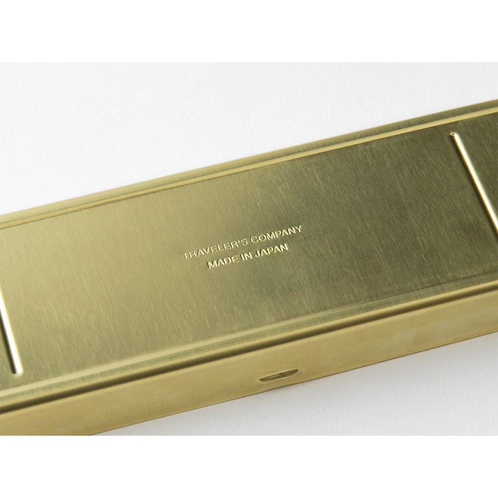 Traveler's Company Brass Pen Case
