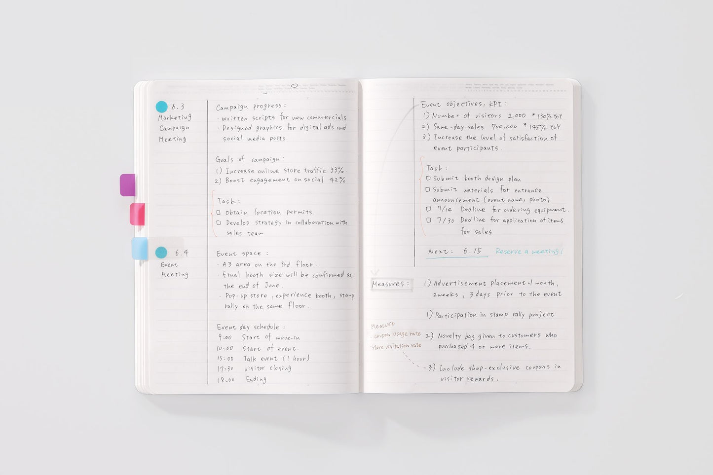 Stalogy Lined 365 Days Notebook, A5, Yellow