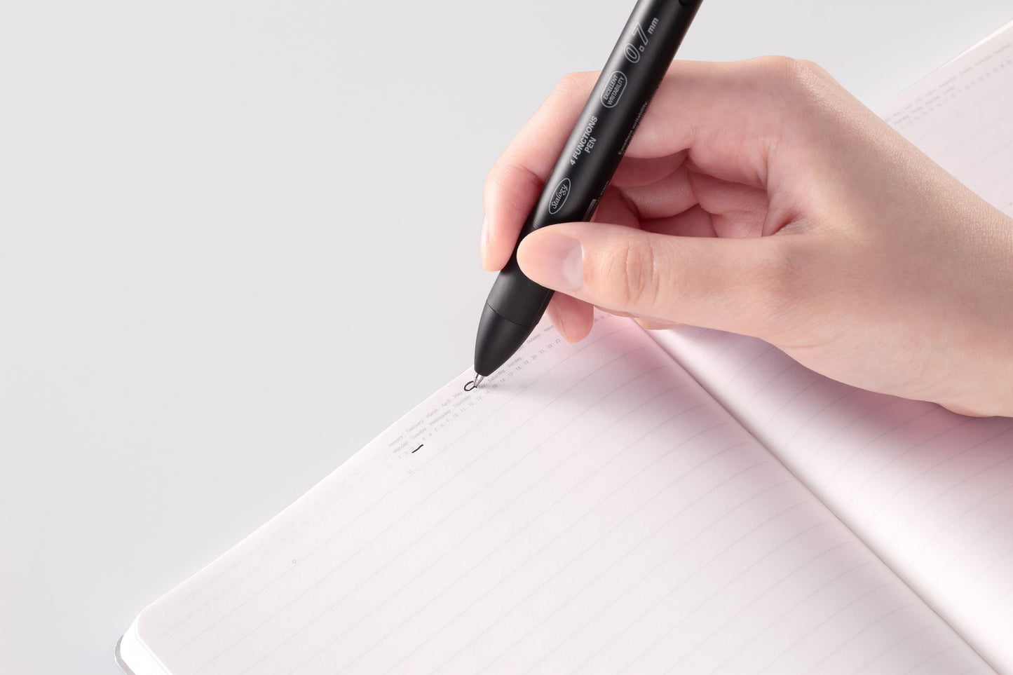 Stalogy Lined 365 Days Notebook, A5, Yellow