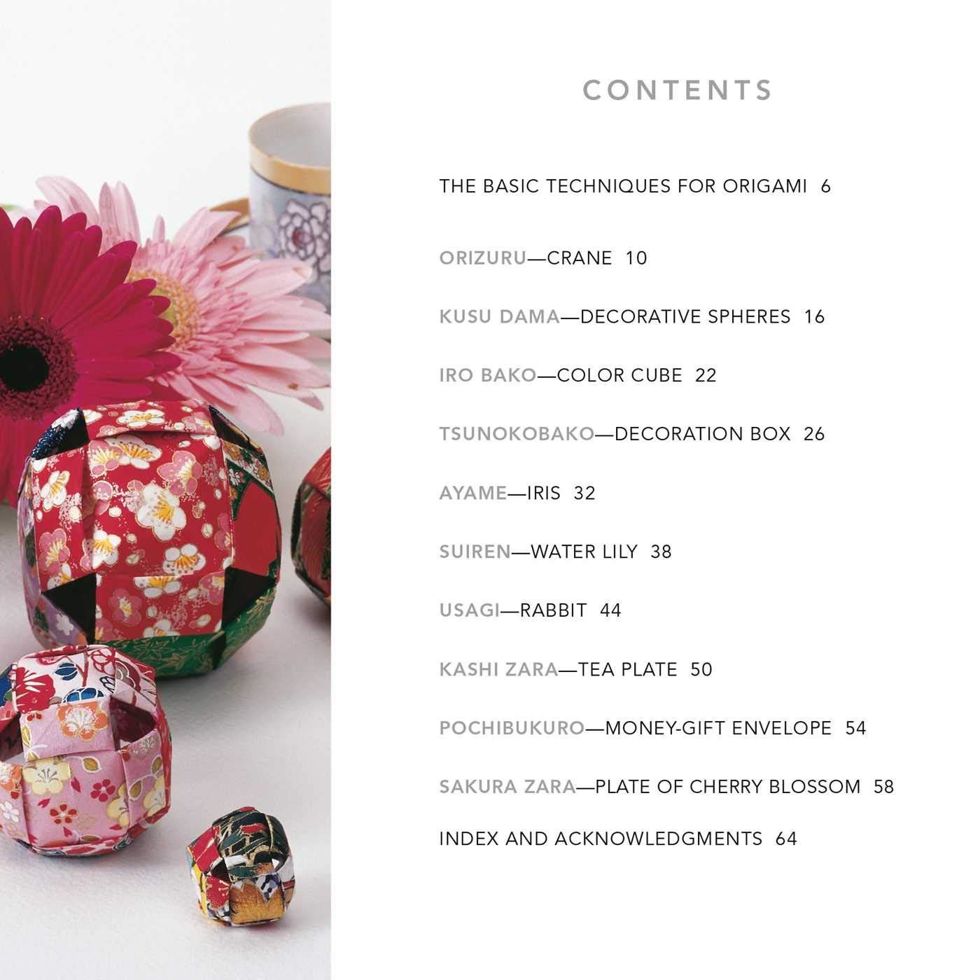 Japanese Origami: Paper Block And Book