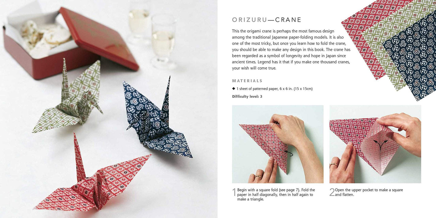 Japanese Origami: Paper Block And Book