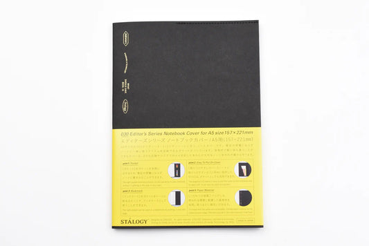 Stalogy Notebook Cover, A5, Black