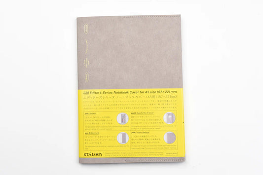 Stalogy Notebook Cover, A5, Grey
