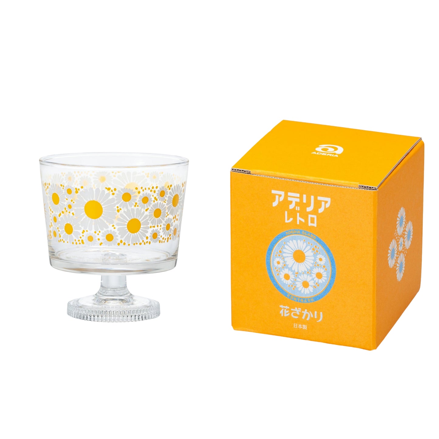 Aderia Retro Blooming Flowers Gift Box Dessert Glass 285ml