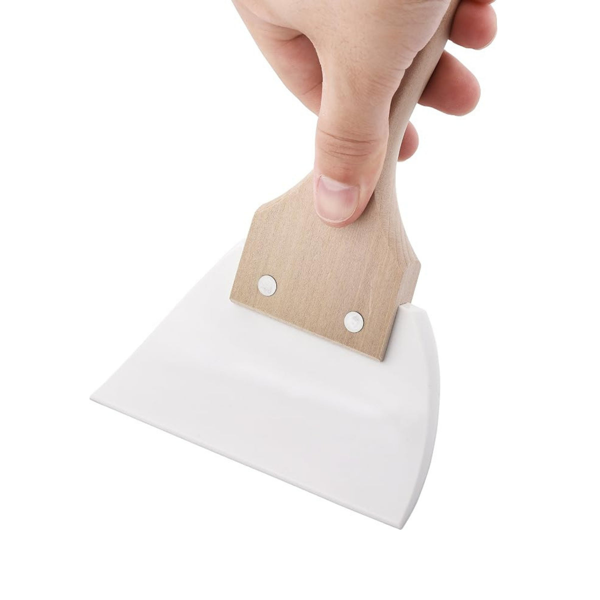Ajido Silicone Scraper with Wooden Handle