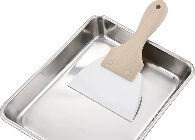 Ajido Silicone Scraper with Wooden Handle