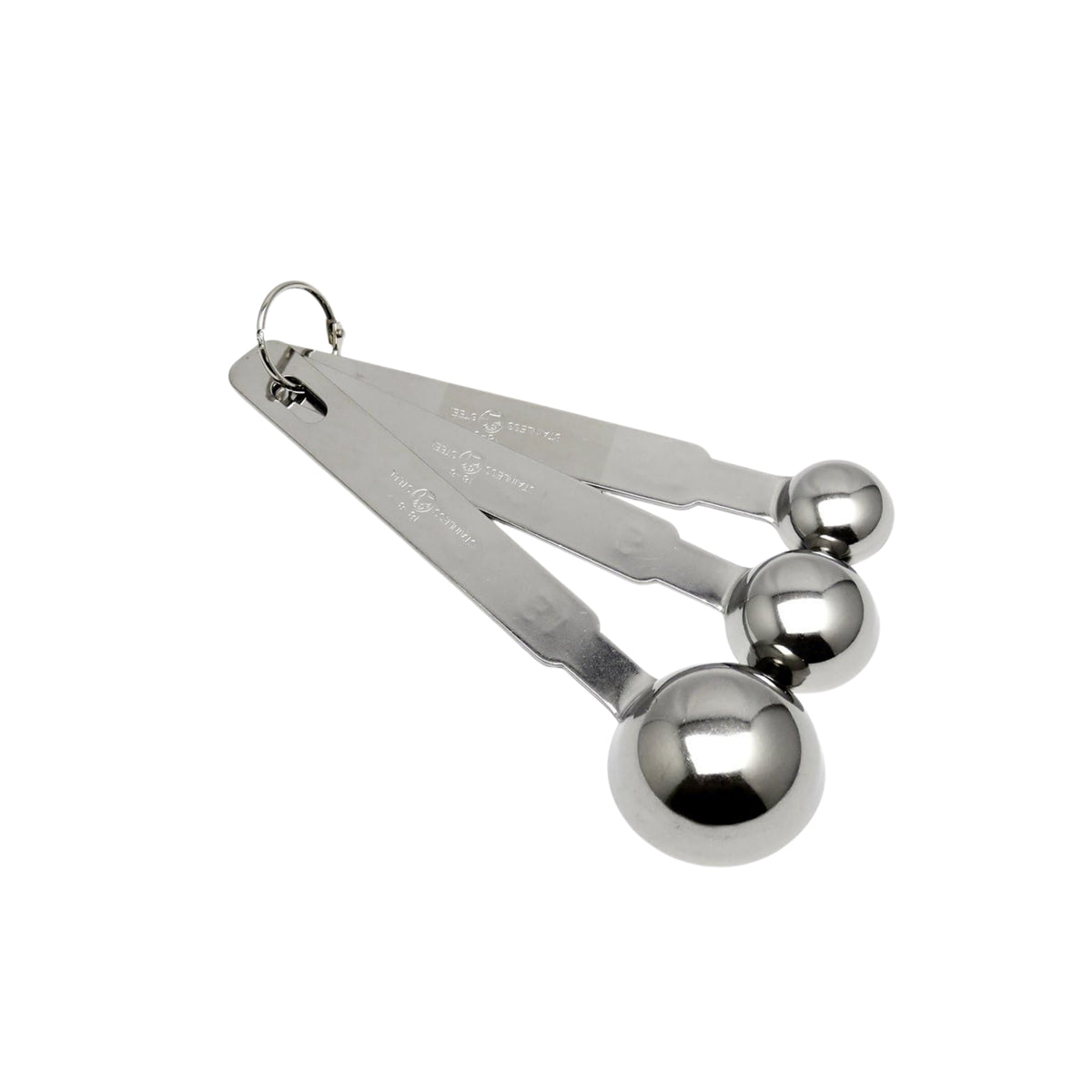 Ajido Stainless Steel Measuring Spoon Set - 3 Pieces