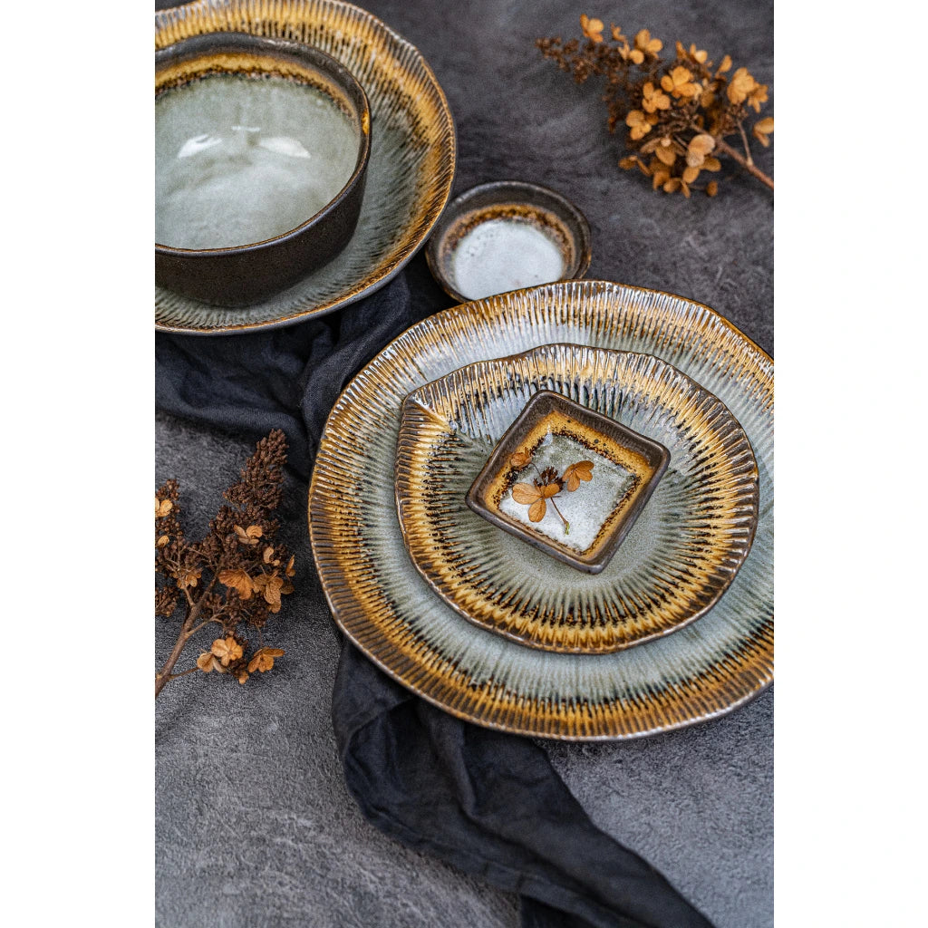 Akane Grey Open Bowl 23cm