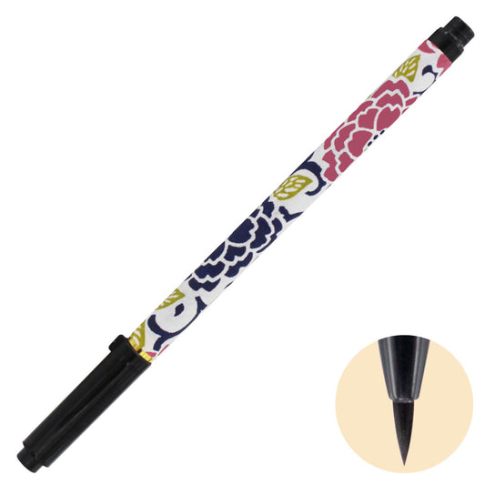 Akashiya Koto Iyashi Indigo Blossom Brush Pen