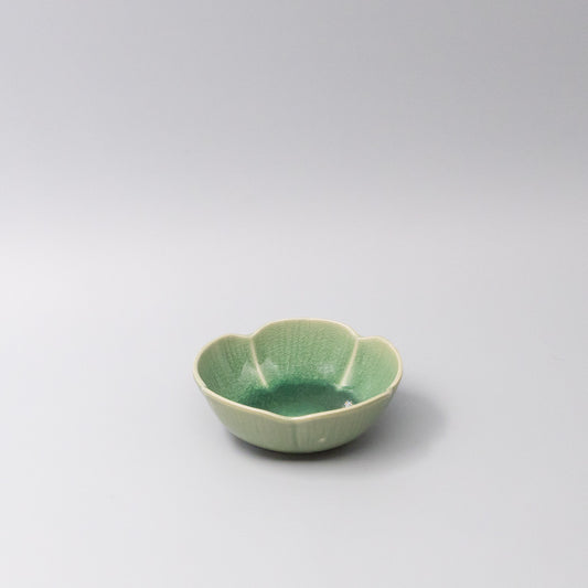 Amane Emerald Flower Sauce Dish 12cm