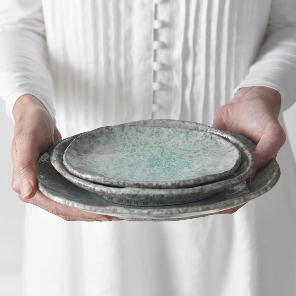 Aqua Splash oval plate 24cm