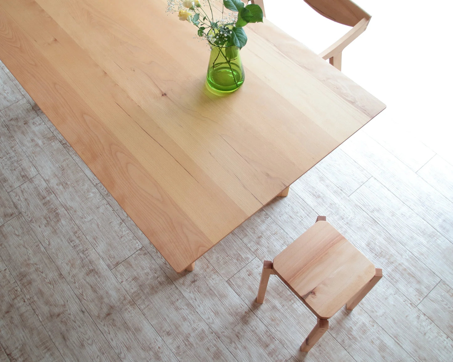 Asakura Makanai Natural Snow Beech Stool