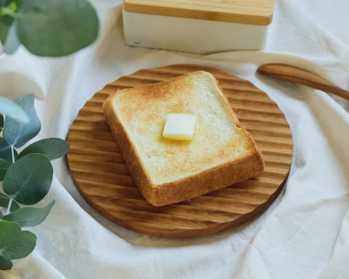Asakura Naminori Wooden Toast Plate 20cm