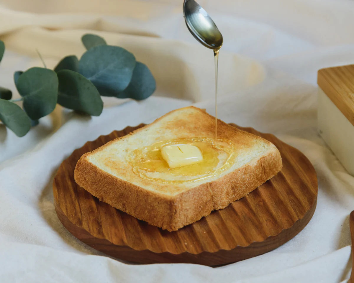 Asakura Naminori Wooden Toast Plate 20cm