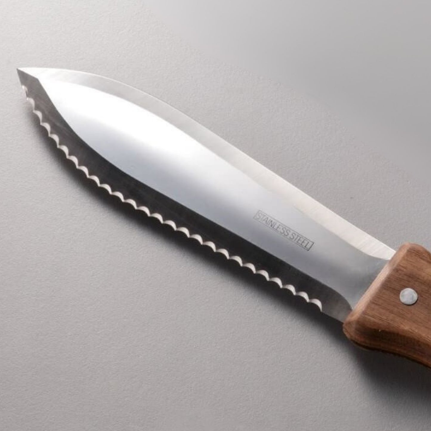 Asano Stainless Steel Hori Hori with Leather Sheath