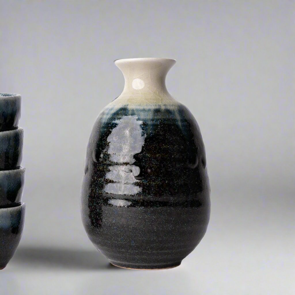 Gift Sake Set Ink Fade Glaze 280ml