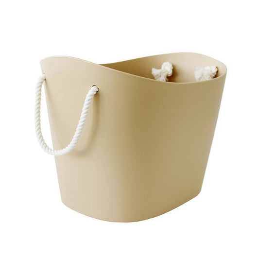 Hachiman Balcolore M Storage Basket 19L - Cafe Au Lait