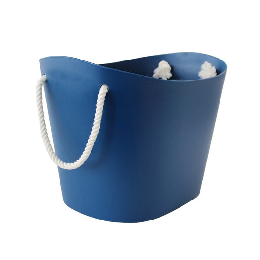 Hachiman Balcolore M Storage Basket 19L - Navy Blue
