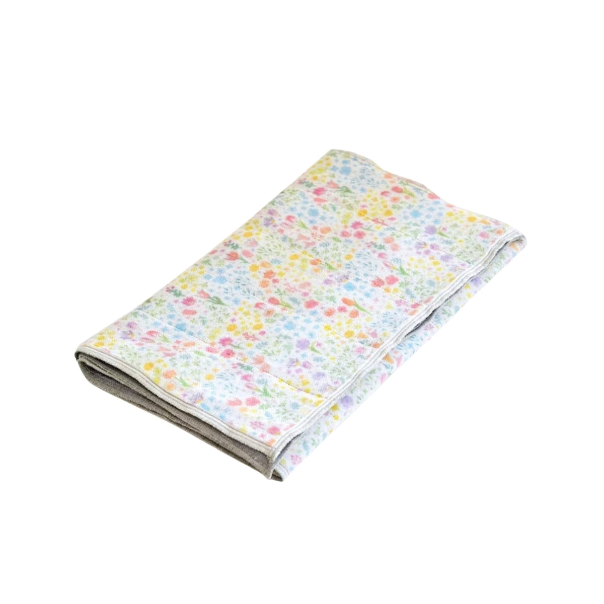 Binchotan Charcoal Slim Bath Towel - Flower Garden