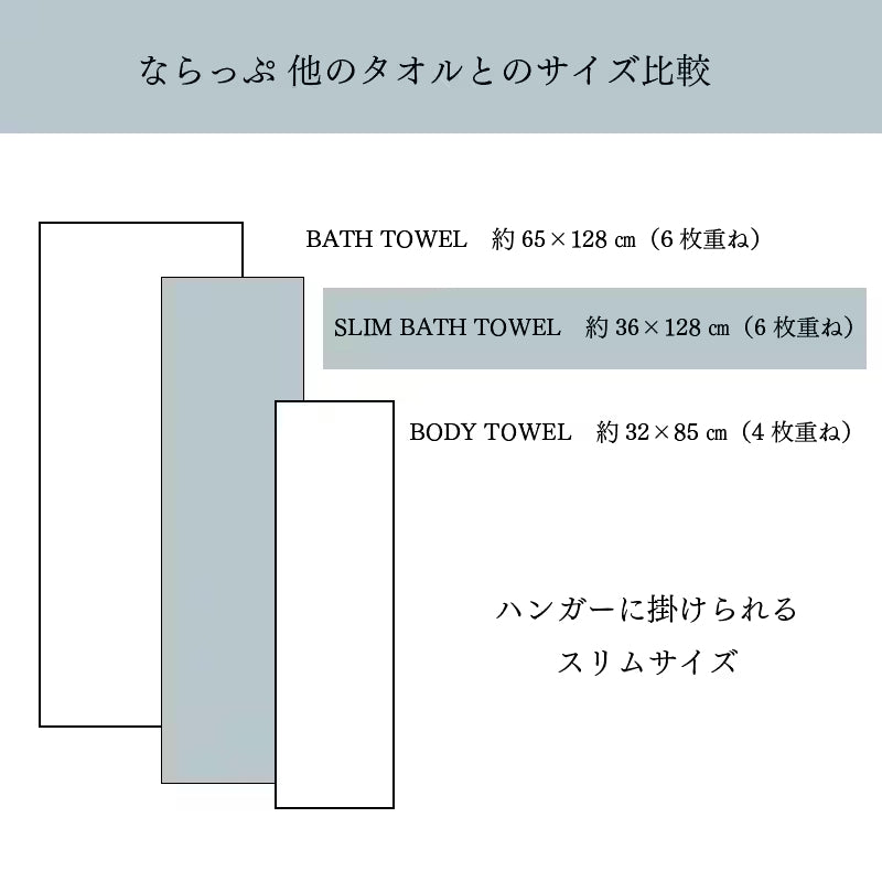 Binchotan Charcoal Slim Bath Towel - Flower Garden