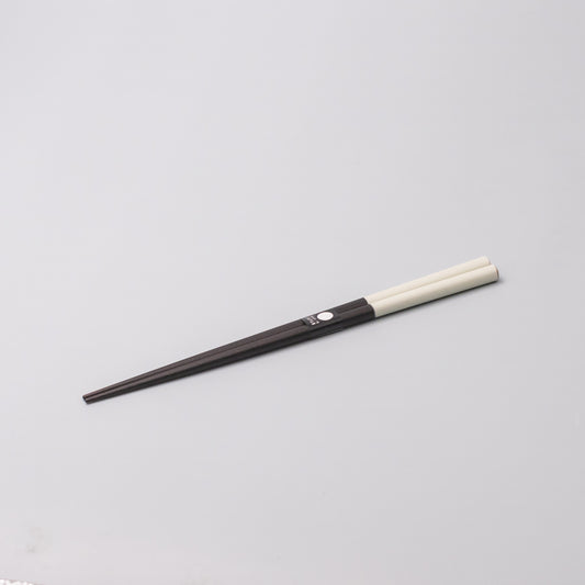 Black & White Camellia Wood Chopsticks 23cm