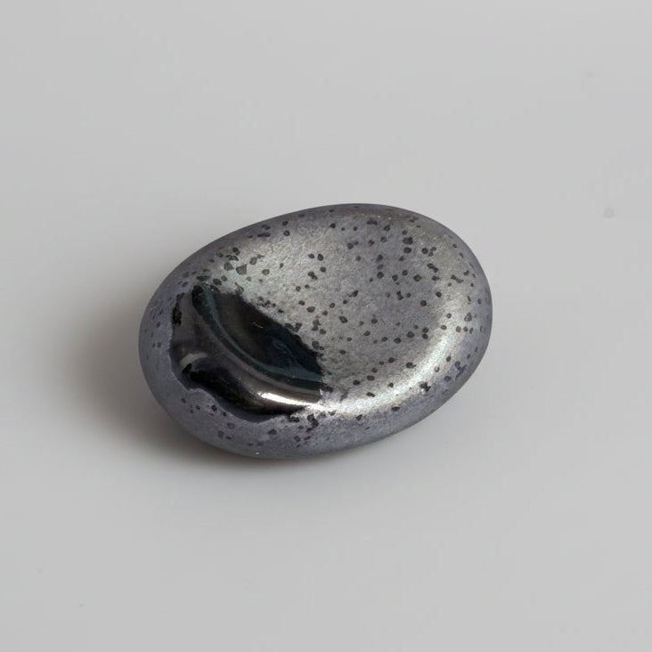Black with gloss splash chopstick pebble rest