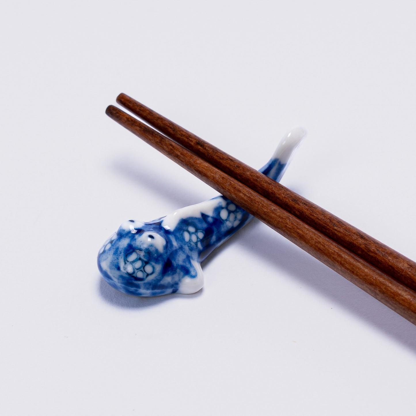Blue Fugu Chopstick Rest
