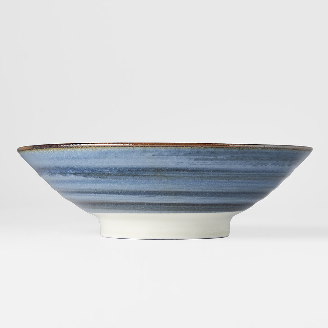 Side of Ramen Bowl Blue Wave, 24.5cm