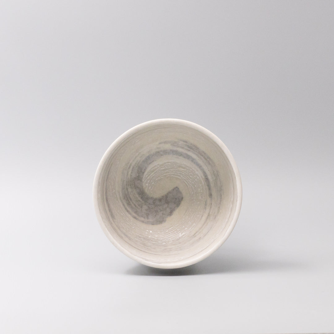 Grey Swirl U Shaped bowl 16cm