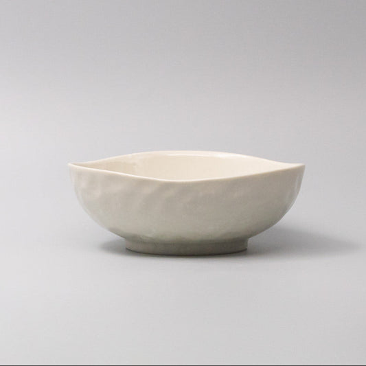 Kanso Soft White Uneven Tapas Bowl 11cm