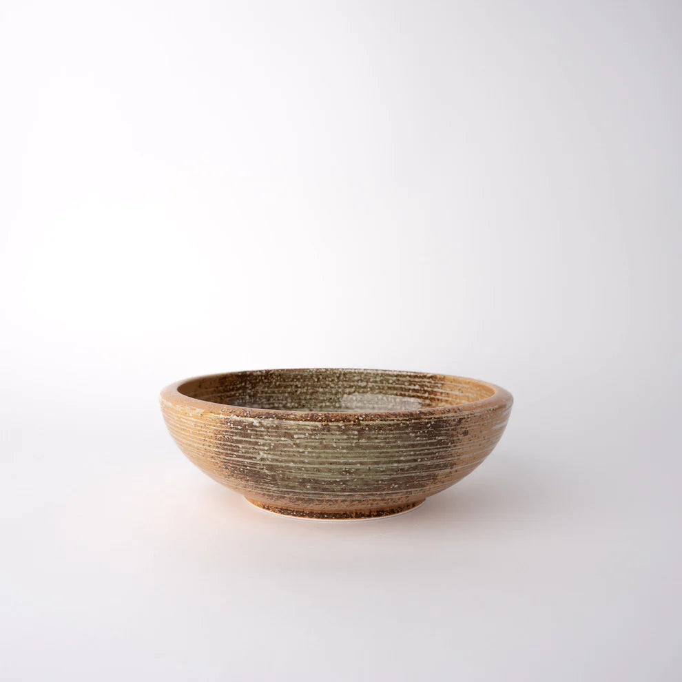 Burnt Orange Thick Edge Bowl 20cm