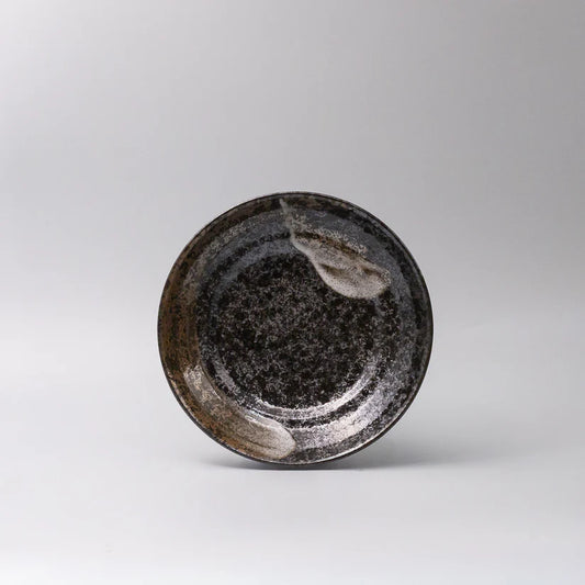 Bronze Brushstroke Shallow Bowl 23cm