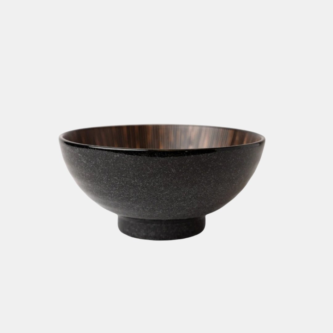 Bronze Converging Line U-Shape Bowl 19cm