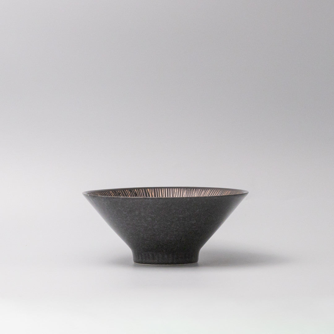 Bronze converging line Bowl 19cm