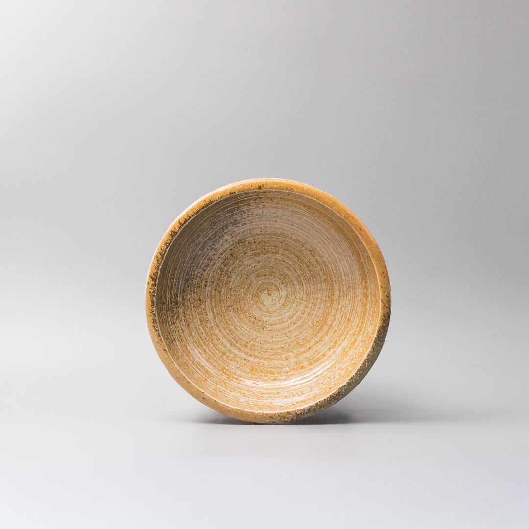 Burnt Orange thick edge bowl 24cm