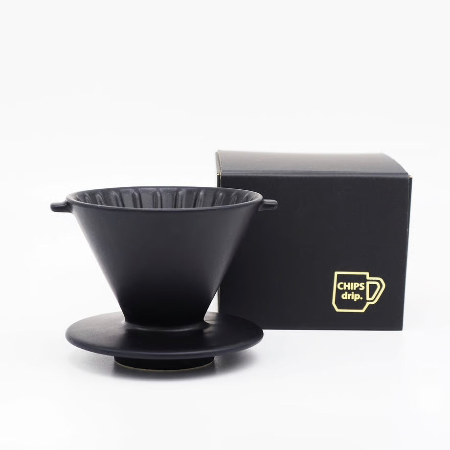 CHIPS Mat Black Gift Boxed Coffee Dripper for 1-2 Cups