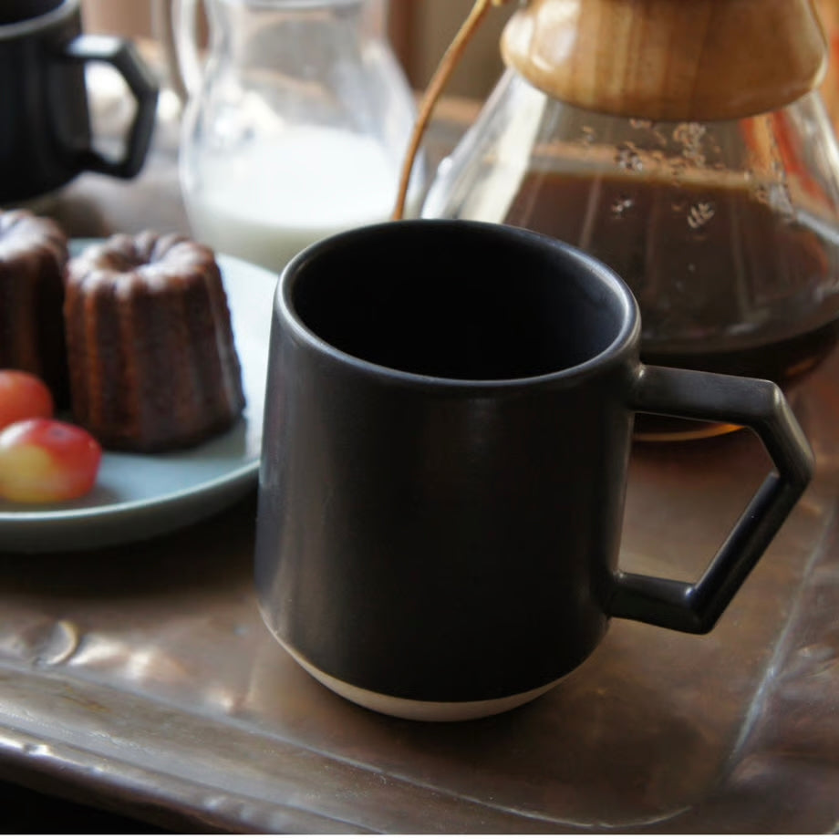 CHIPS Mat Black Gift Boxed Mug with Handle 380ml