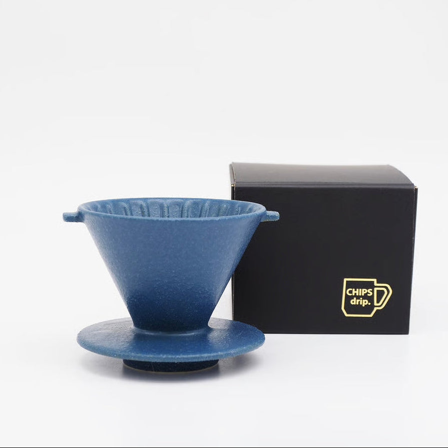 CHIPS Mat Sand Blue Gift Boxed Coffee Dripper for 1-2 Cups