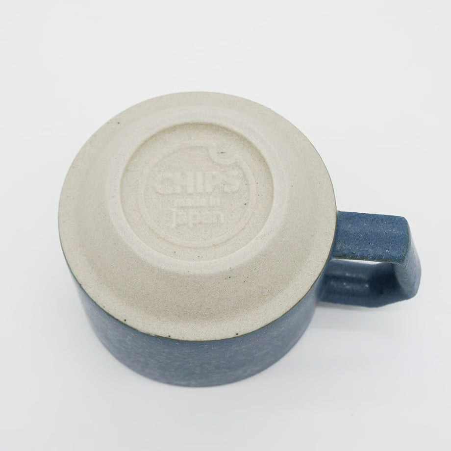 CHIPS Stack Mat Sand Blue Gift Boxed Mug with Handle 280ml