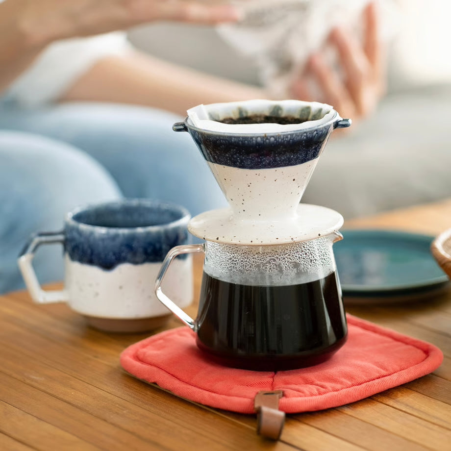 CHIPS Splash Black & White Gift Boxed Coffee Dripper for 1-2 Cups
