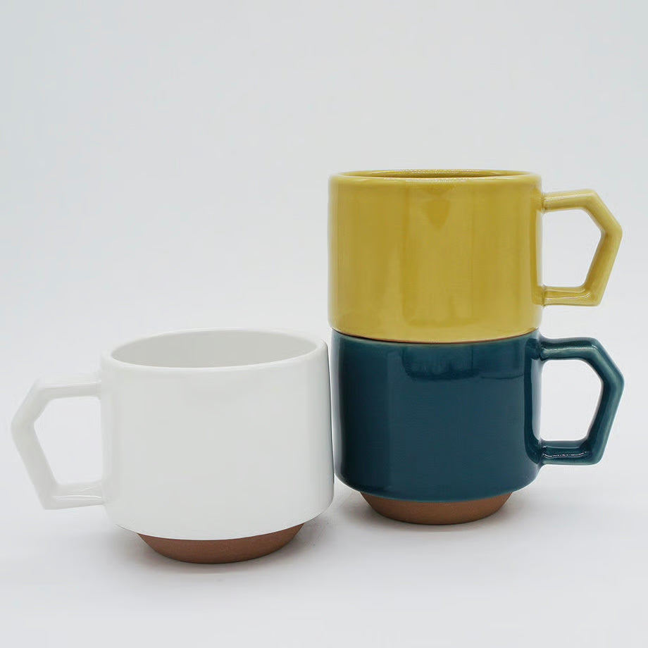 CHIPS Stack Solid Mustard Gift Boxed Mug with Handle 280ml