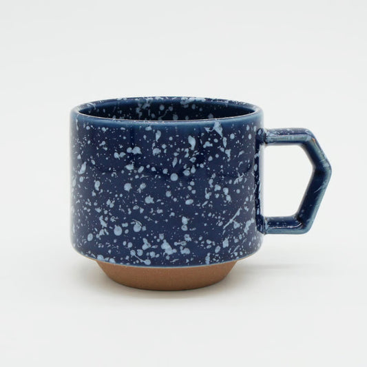 CHIPS Stack Splash Navy & White Gift Boxed Mug with Handle 280ml