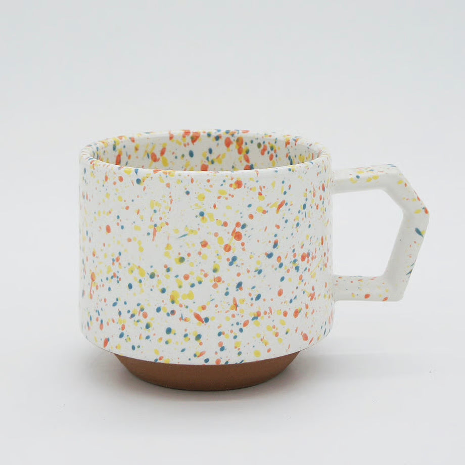 CHIPS Stack Splash White & Orange Gift Boxed Mug with Handle 280ml