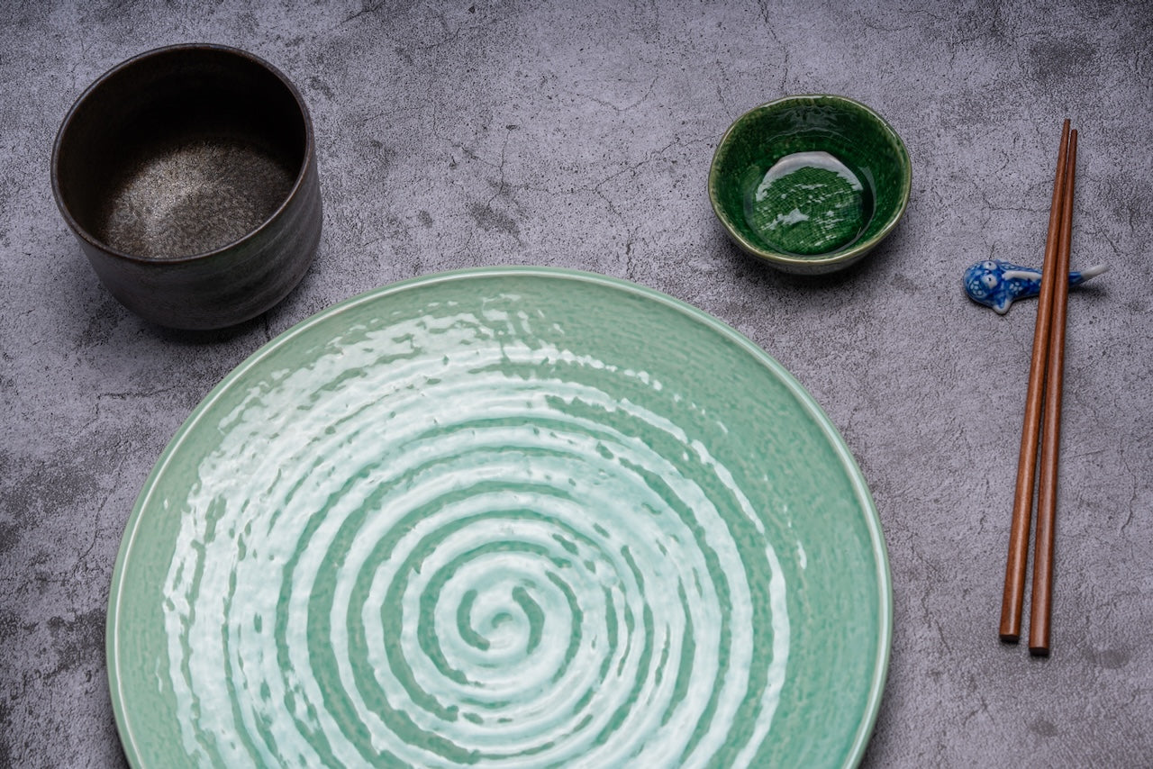 Celadon Serving Plate Round 30cm