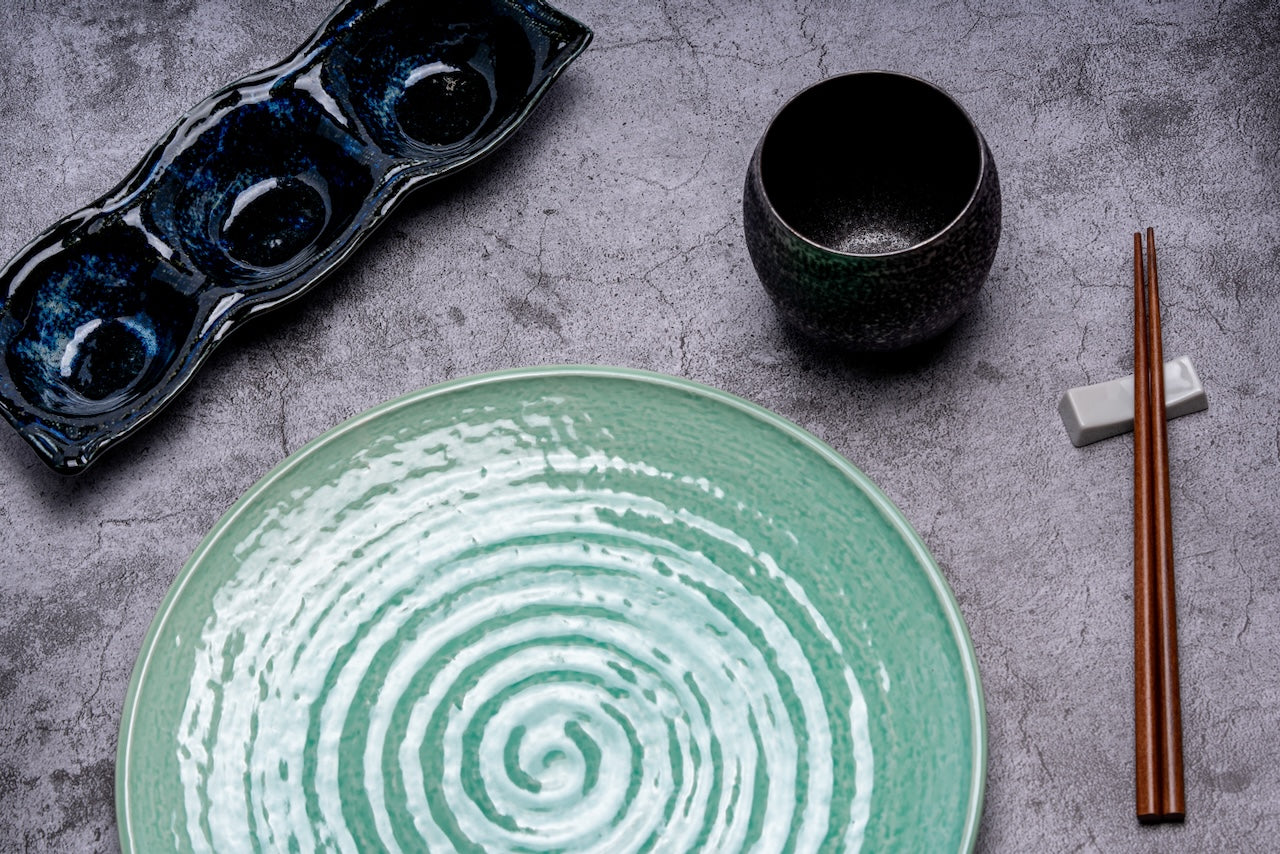 Celadon Serving Plate Round 30cm