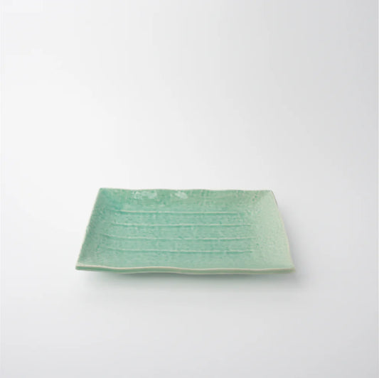 Celadon Sushi Plate Rect. 22cm