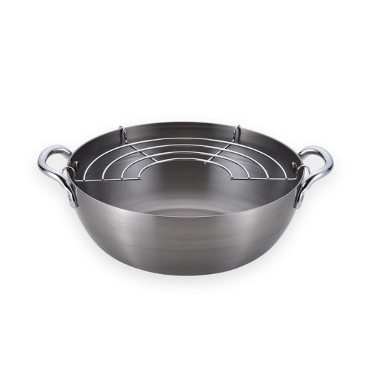 Chitose Iron Tempura Deep Frying Pot 20cm