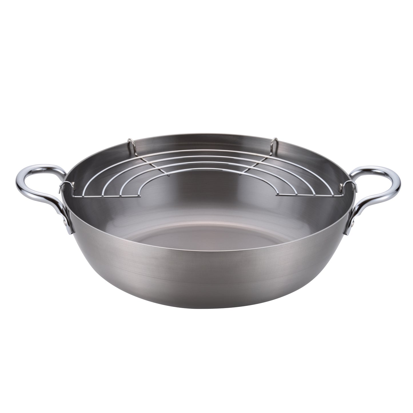 Chitose Iron Tempura Deep Frying Pot 24cm